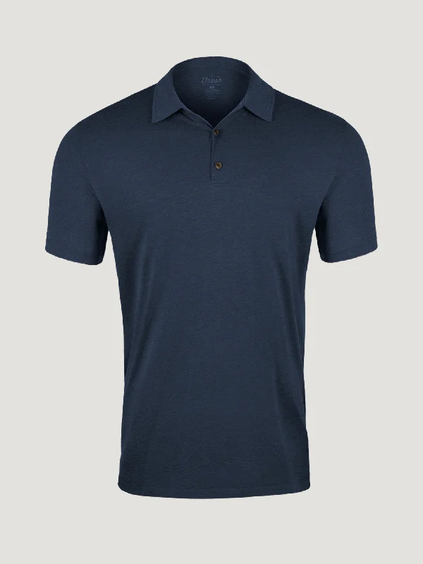 Comfortable Suits Indigo Blue Torrey Polo FINAL SALE