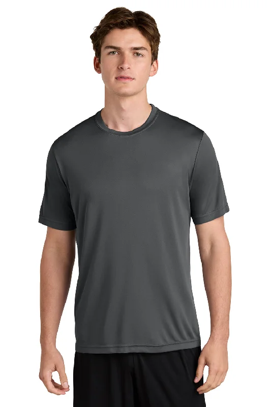 Trendy Layers Sport-Tek Mens Competitor Moisture Wicking Short Sleeve Crewneck T-Shirt - Iron Grey