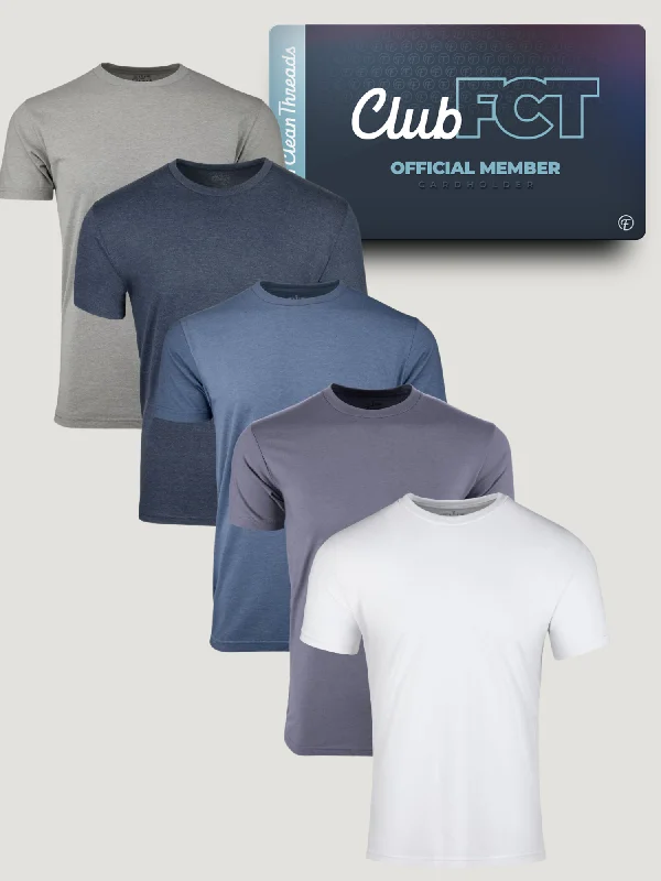 Bold Shirts Cool Colors Member 5-Pack