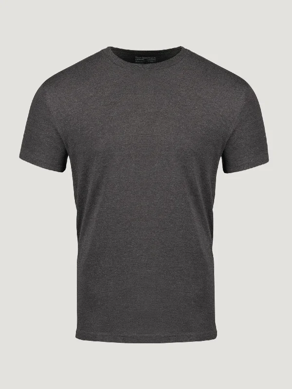 Active Tops Charcoal Crew Neck