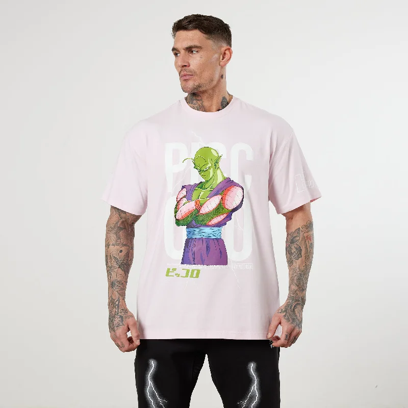 Classic Shorts Vanquish DBZ CS Piccolo Pale Pink Oversized T Shirt