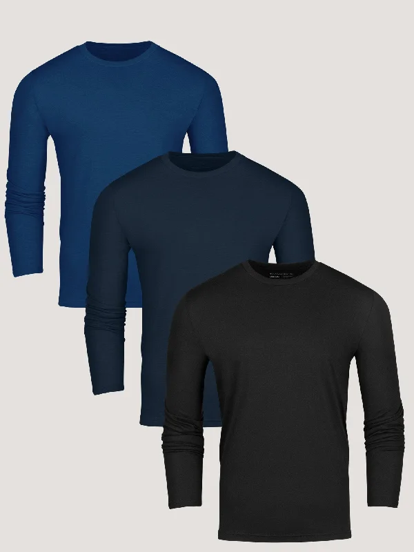 Casual Sneakers Fall Essentials Long Sleeve Crew 3-Pack