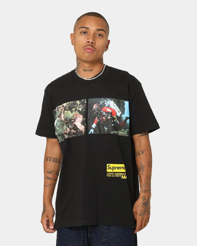 Smart Jackets Supreme X Junya Nature T-Shirt Black