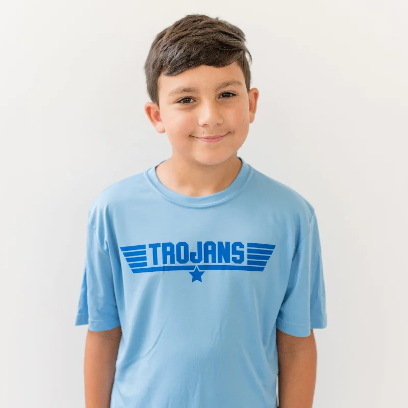 Weekend Wear Top Gun Trojans Boy Performance Shirt