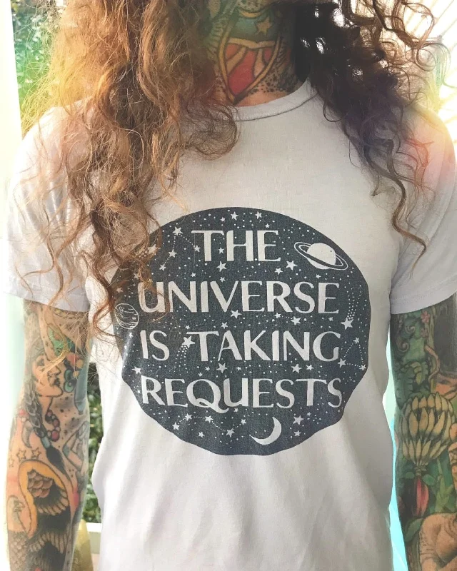 Urban Accessories THE UNIVERSE IS TAKING REQUESTS -  Bamboo & Organic Cotton Unisex Tee