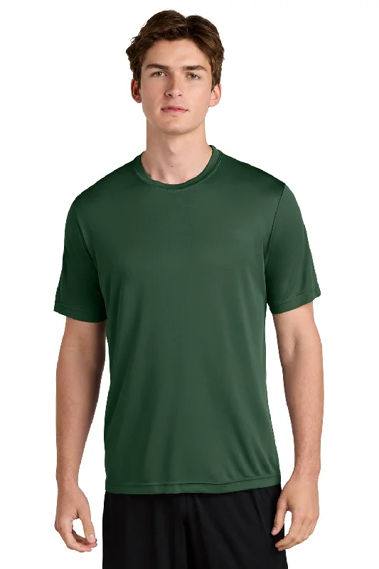 Casual Layers Sport-Tek Mens Competitor Moisture Wicking Short Sleeve Crewneck T-Shirt - Forest Green