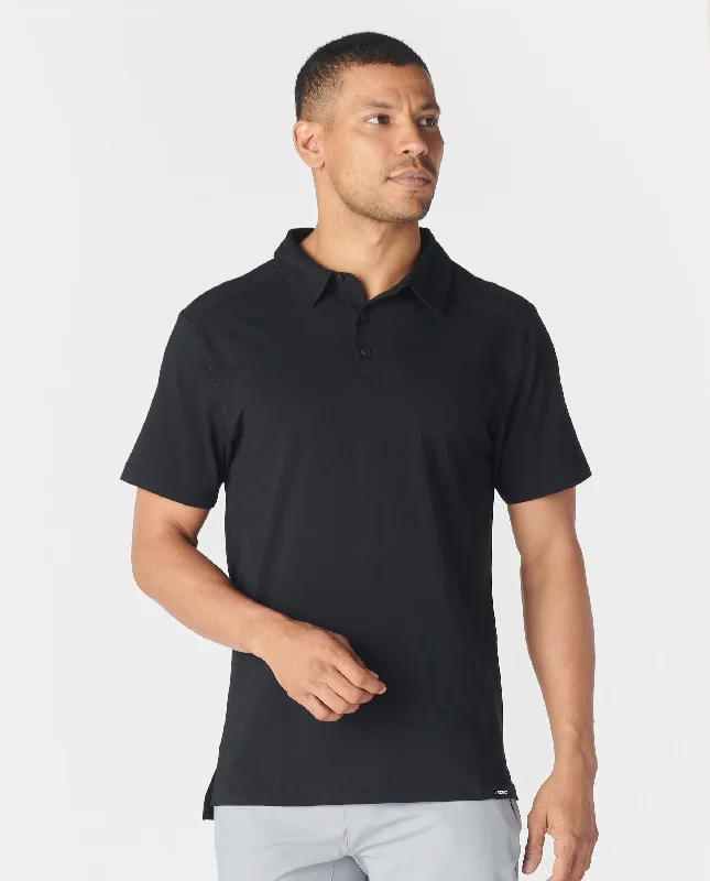 Classic Shorts Aviation Polo Black