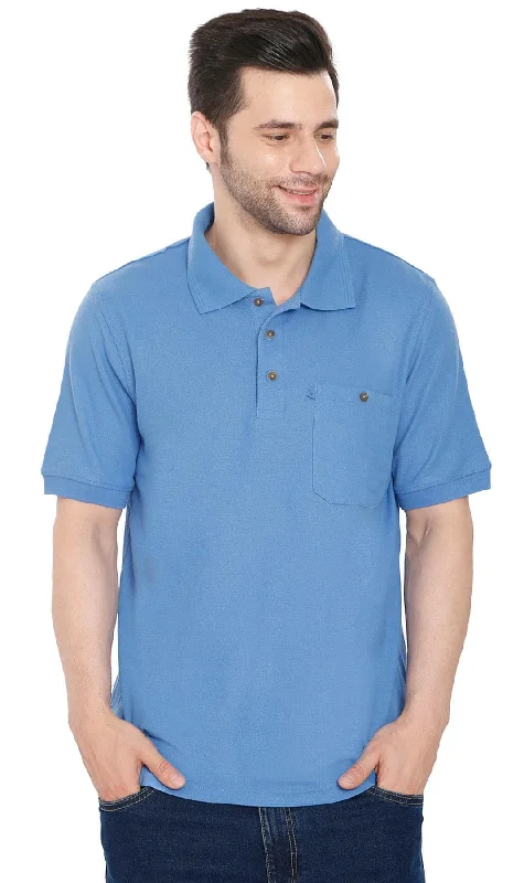 Functional Shirts Mens Pique Knit Polo Shirts