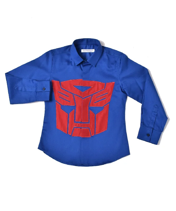 Classic Hoodies Pre-Order: Royal Blue Shirt with Autobots Logo