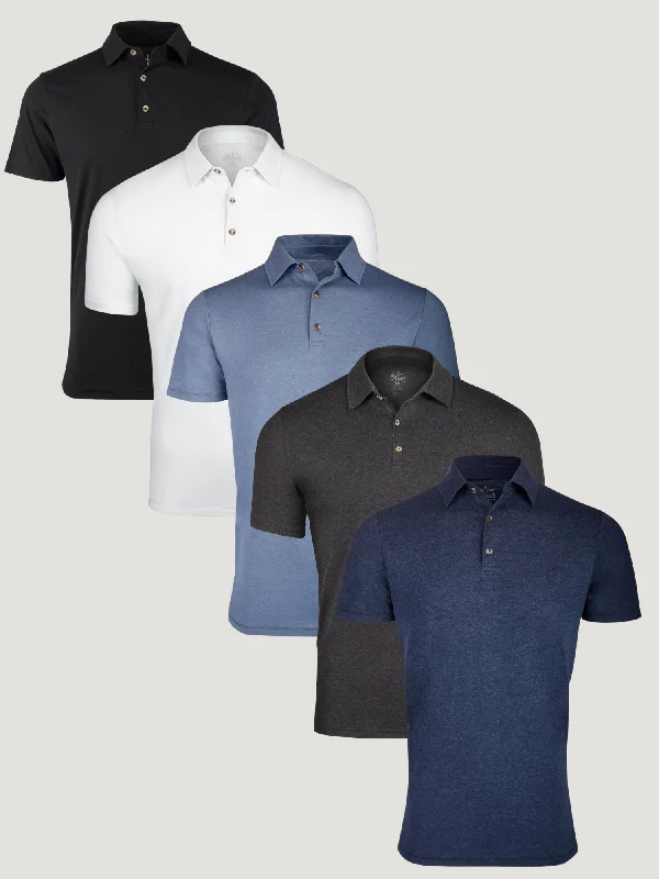 Casual Layers Best Sellers Polo 5-Pack