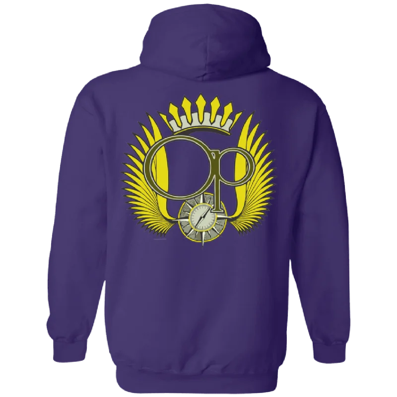 Casual Jackets Flight Path Flip Print Hoodie