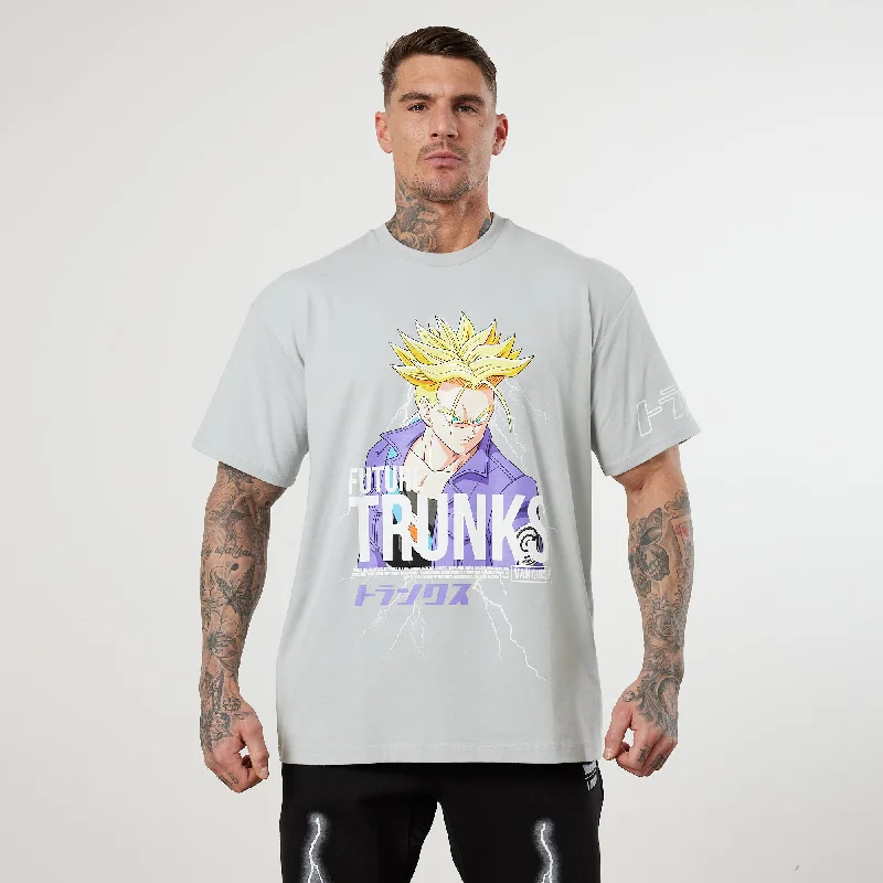 Sleek Tops Vanquish DBZ CS Trunks Glacier Grey Oversized T Shirt