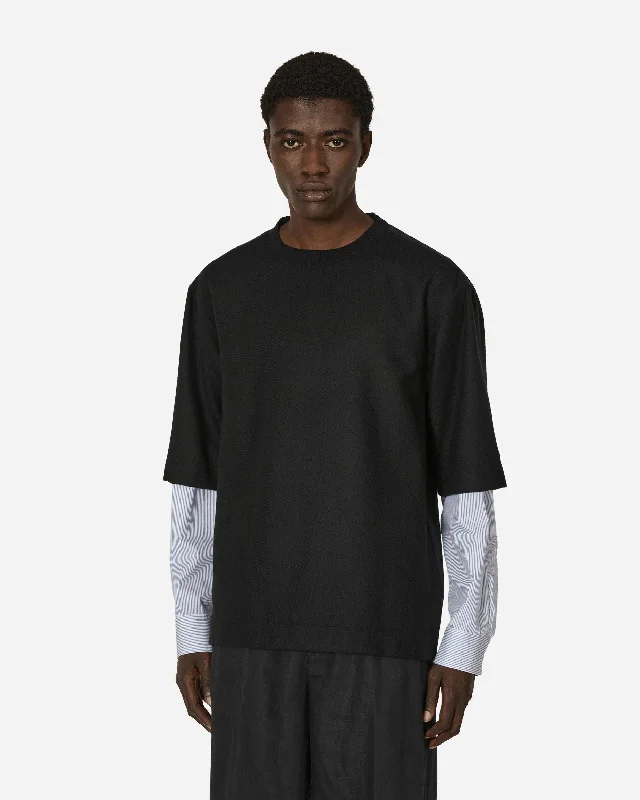 Comfort Tops Boxy Cotton T-Shirt Black