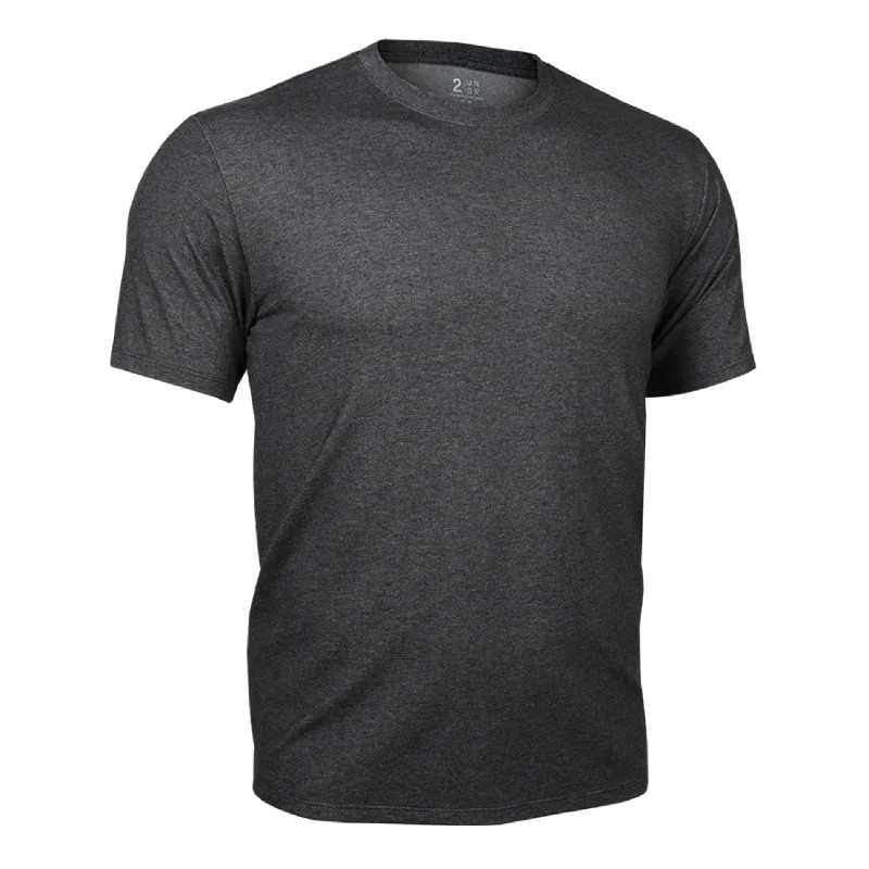 Comfort Tops 2UNDR Luxury Crew Tee - CHARCOAL