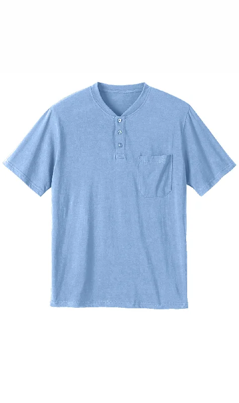 Relaxed Jeans Men's Henley Short Sleeve - Nice, a Pocket!