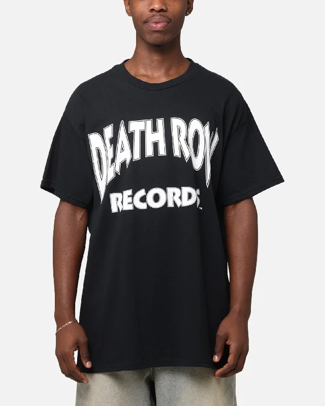 Relaxed Tops Deathrow Records Basic Logo T-Shirt Black