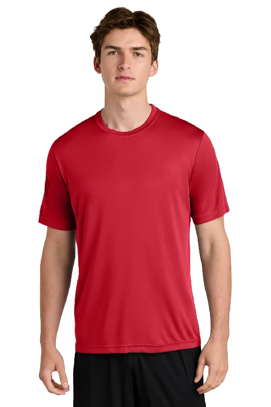 Casual Suits Sport-Tek Mens Competitor Moisture Wicking Short Sleeve Crewneck T-Shirt - True Red