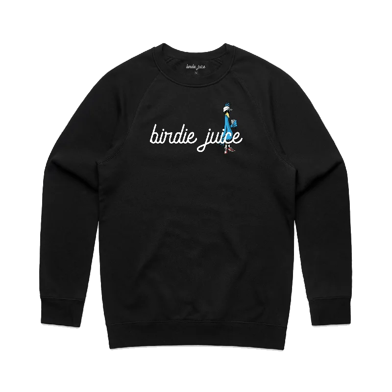 Smart Sweaters Birdie Juice Script Crewneck