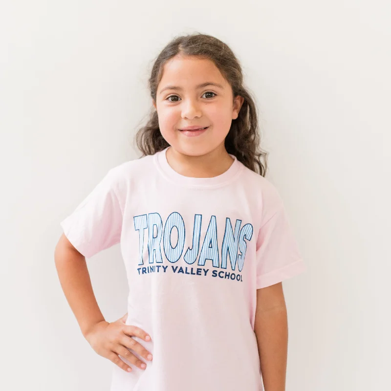 Trendy Shirts Youth Pink Trojans Shirt