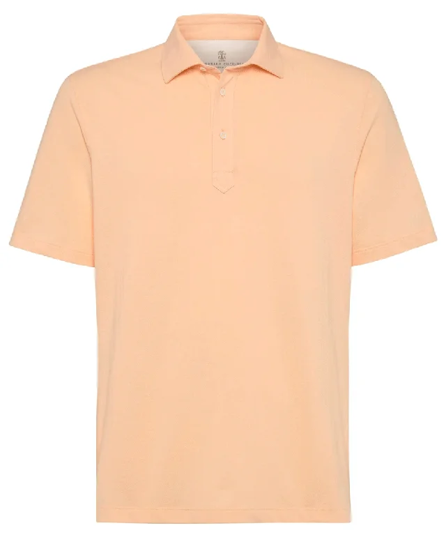 Sleek Outerwear Orange Polo