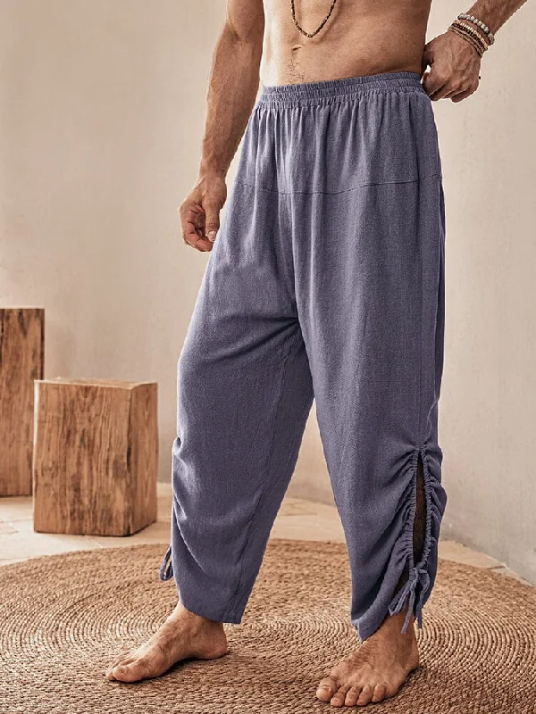 Trendy Pants Casual Loose Linen Blend Pants