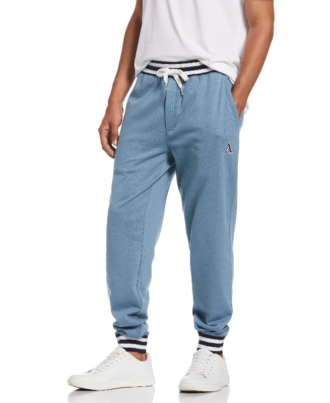 Weekend Wear Contrast Ribbing Jogger