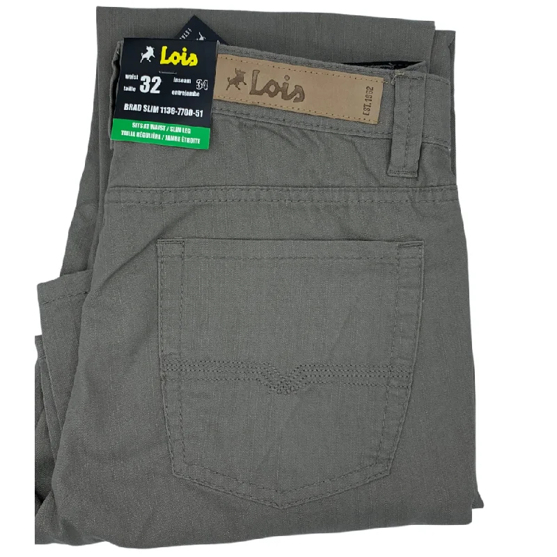 Comfortable Shirts Lois Brad Slim Casual Pant Sand - 1136-7700-51