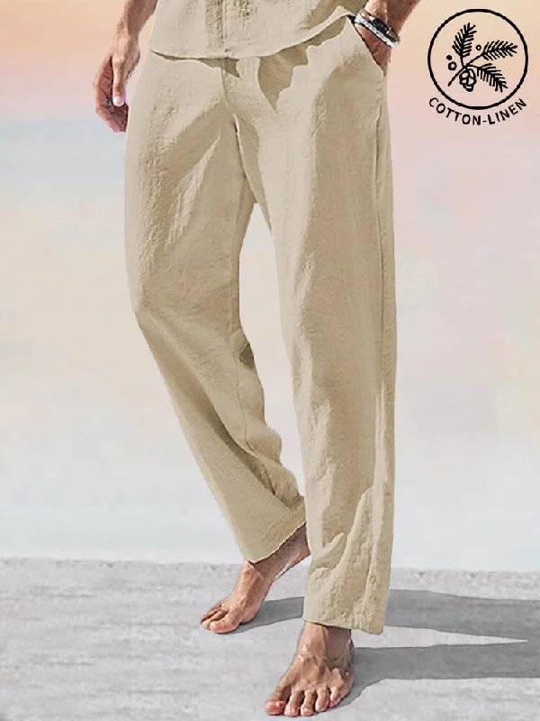 Comfortable Bottoms Soft Cotton Linen Pants