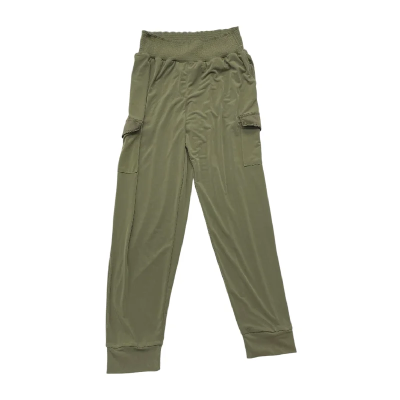 Fashionable T-shirts Pants Cargo & Utility By Calvin Klein In Green, Size: S