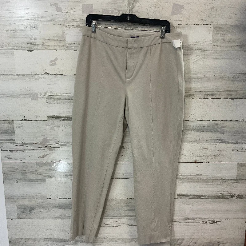 Relaxed Footwear Pants Chinos & Khakis By Not Your Daughters Jeans In Beige, Size: 14