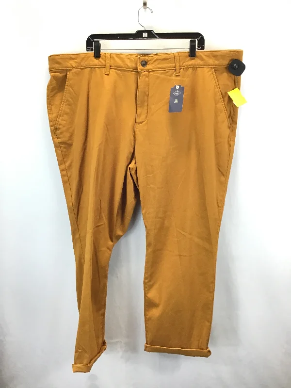 Urban Accessories Pants Chinos & Khakis By St Johns Bay In Mustard, Size: 22