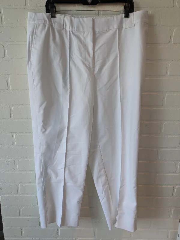 Bold Shirts Pants Dress By Lane Bryant In White, Size: 18