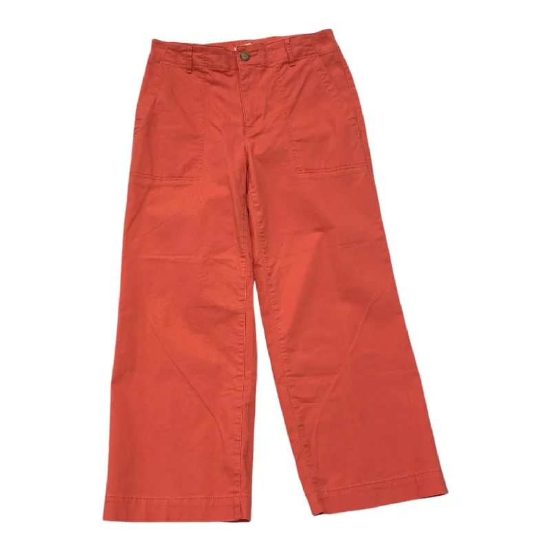 Relaxed Footwear Pants Other By Loft In Orange, Size: 4