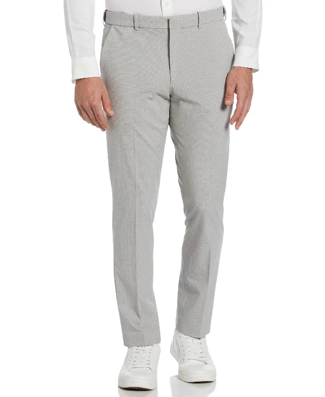 Relaxed Tops Slim Fit Subtle Micro Check Suit Pant