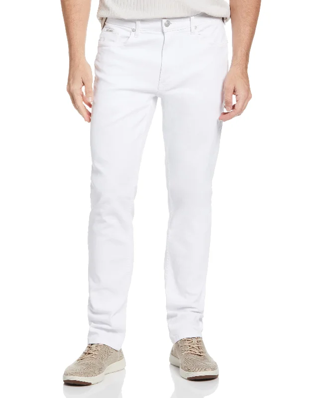 Relaxed Tops Recover™ Slim Fit White Denim Jeans