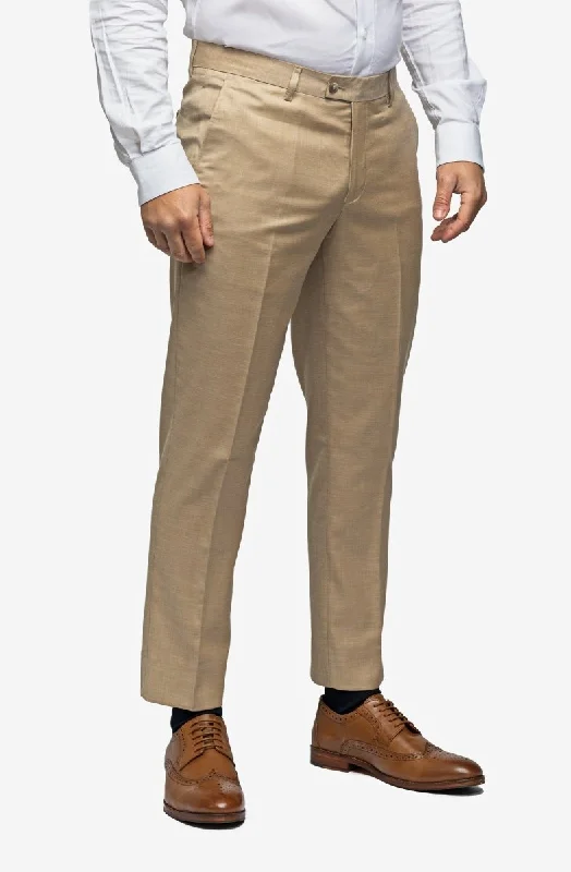 Comfy Shirts Tan Sharkskin Pants