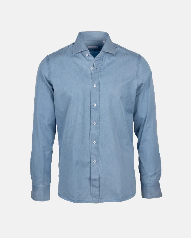 Premium Hoodies Cardiff Shirt - Chambray