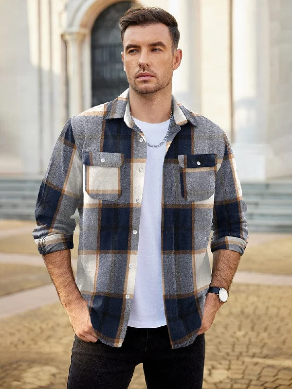 Cozy Sweaters Classic Button Down Flannel Shirt (US Only)