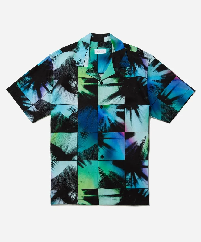 Warm Layers Disco Print Canty Short Sleeve Shirt