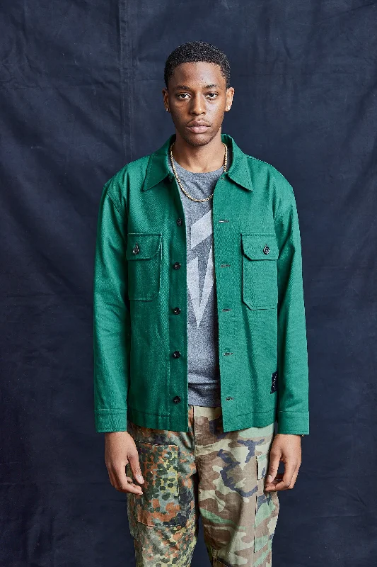 Comfy Shirts Cotton Workshirt in Forest Green