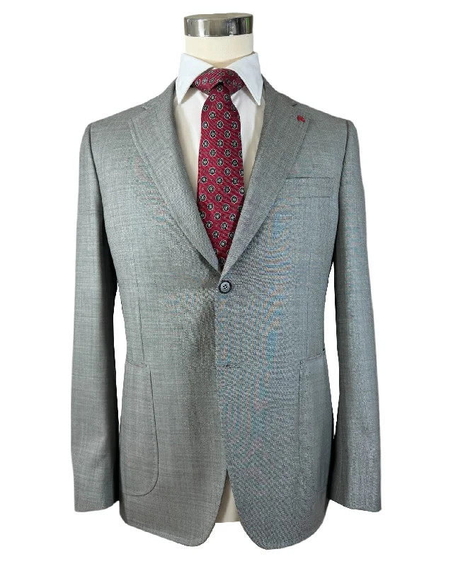 Trendy Shirts Isaia Suit Gray Design EU 52/ US 42