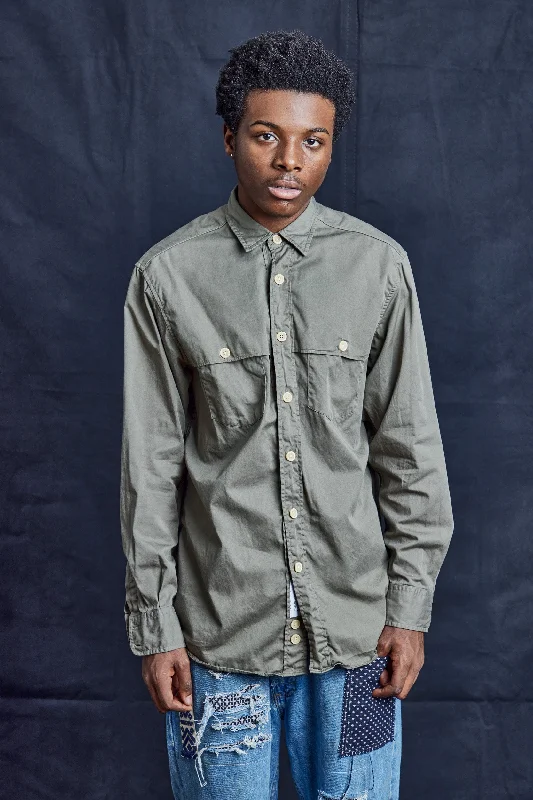 Comfort Tops Khaki Tailored Shirt