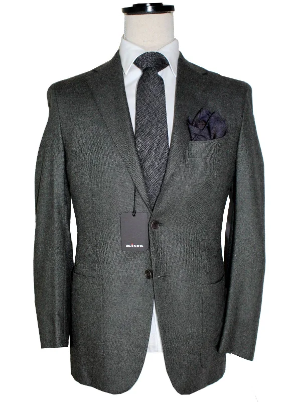 Casual Styles Kiton Cashmere Sport Coat Gray EU 50/ US 40 R SALE