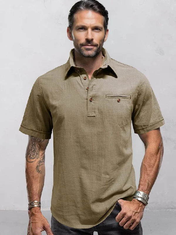 Urban Accessories Minimalist Linen Style Shirt