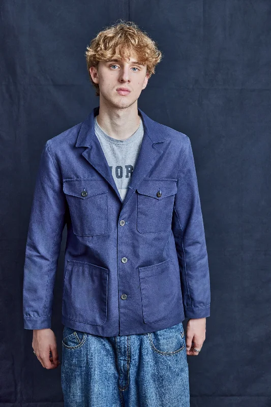 Casual Suits Navy Canvas Workshirt