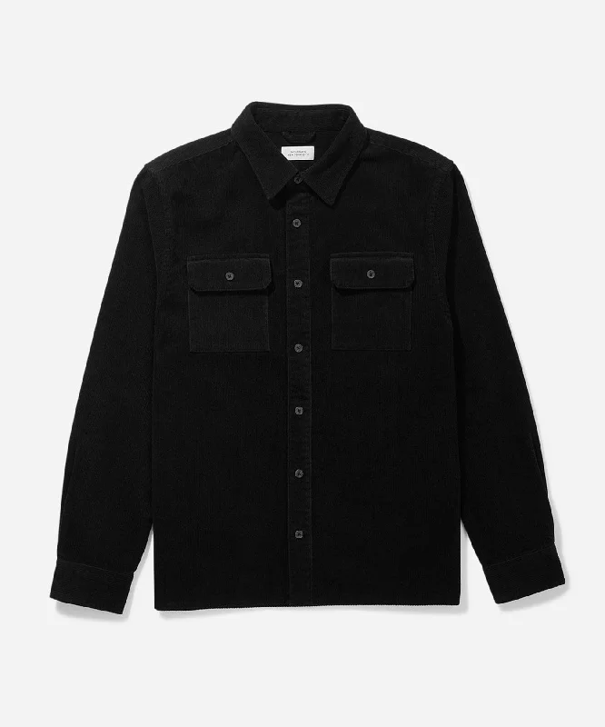 Trendy Outerwear Nolan Washed Cord Long Sleeve Shirt