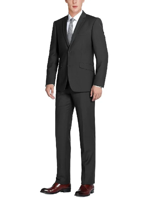 Relaxed Tops Men's 2-Piece Single Breasted Notch Lapel Suit