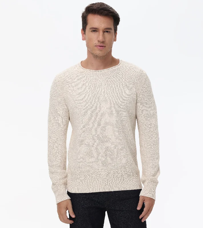 Functional Shirts Textured Crewneck Pullover