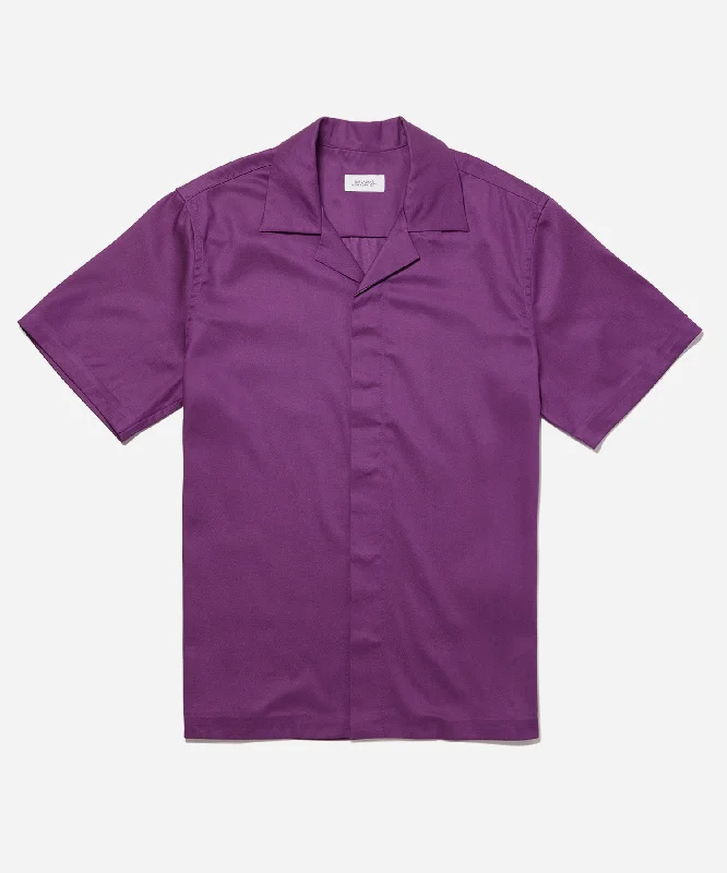 Trendy Footwear York Camp Collar Short Sleeve Shirt